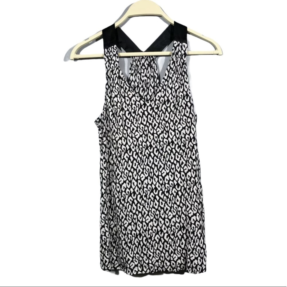 Dkny tank top sleeveless racerback black white SzS - Picture 2 of 12